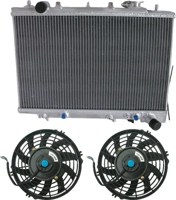 Image de Radiateur en aluminium, 3 rangées, Capacité de refroidissement améliorée, Convient pour Ford Capri 1989-1995