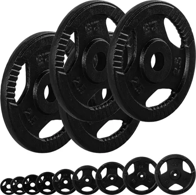 Produktbild von MOVIT Hantelscheiben Set PRO, Gusseisen Gripper, 4x 2,5 kg, Gewichte