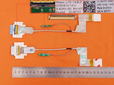 Produktbild von Displaykabel Bildschirm LED screen cable kompatibel für DELL P/N: 0DC7TY