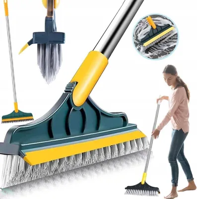 Produktbild von BNTrade 2-in-1 Reinigungsbürste mit Schaber, verstellbar
