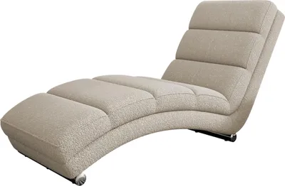 Produktbild von MIRJAN24 Sessel Holiday Premium, Stilvoll Liegesessel mit verchromte Füße, Design Relaxliege (Farbe: Baloo 2074)