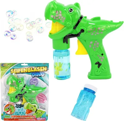 Produktbild von Seifenblasenpistole Dino grün