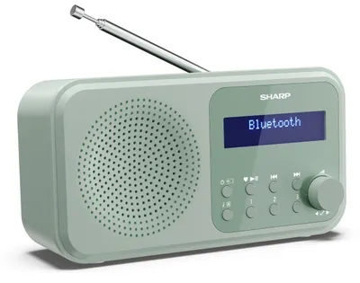 Produktbild von Sharp DR-P420 Tokyo DAB+ Digitalradio Bluetooth Lautsprecher UKW DAB Wecker Dual-Alarm grün