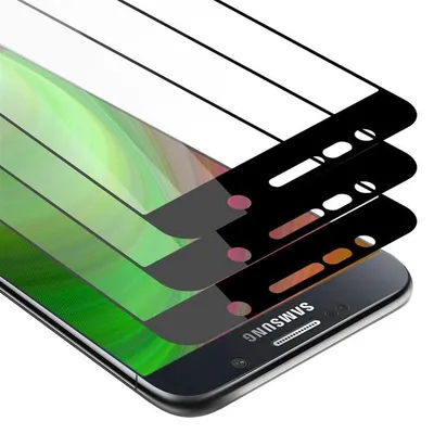 Immagine prodotto di Cadorabo 3x pellicola blindata a schermo intero per Samsung Galaxy NOTE 5 pellicola protettiva in vetro temperato nero di protezione del display