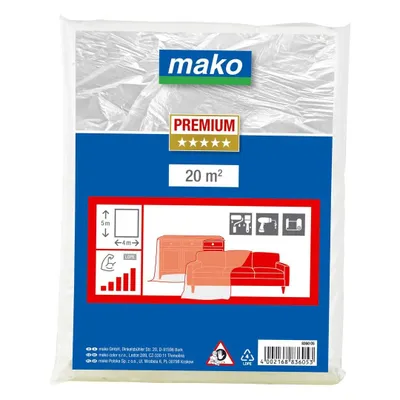 Produktbild von Abdeckfolie LDPE 0,05mm 4x5m