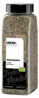Produktbild von Ubena Steakpfeffer schwarz geschroten rustikaler Geschmack 500g