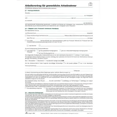 Obrázek produktu pro Pracovní smlouva pro komerční zaměstnance A4