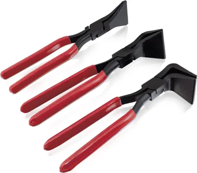Produktbild von Bituxx Falzzangen Set 3-tlg. Rot MS-17630