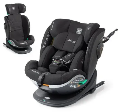 Produktbild von Autositz Babyauto Xperta, Gruppe 0/1/2/3, 40-150 cm, I-Size, Drehfunktion, Verstellbar, Mit Sitzverkleinerer, Anthrazit