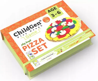 Obrázek produktu pro Přírodní modelína – kreativní sada Pizza – ChildGen