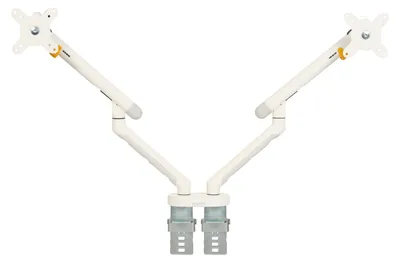 Image de BakkerElkhuizen BE - Bras double pour écran flexible, blanc
