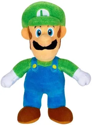 Produktbild von Super Mario Plüschfigur: Luigi (20 cm)