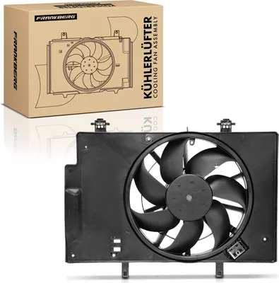 Obrázok produktu pre Frankberg 1x chladič motora s jedným ventilátorom a rámom ventilátora chladiča Ford B-Max Fiesta 6 Ecosport 1.0L