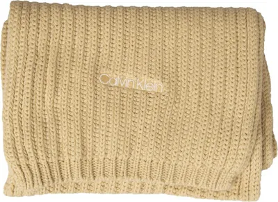 Produktbild von CK CALVIN KLEIN Gerippter Schal mit gesticktem Logo Artikel K60K608496 cm.108 x 30 (ca.), UNICA - ONE SIZE, Cotone 55%,Lana 8%,Poliestere 34%,Cashmere 3%