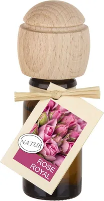 Produktbild von Piccolino Duftöl – Handgefertigt mit Buchenholzverschluss | Ätherische Öle Rose Royal 10 ml
