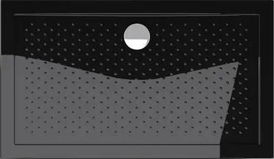 Immagine prodotto di doporro Piatto Doccia 75x120 Rettangolare in Acrilico Nero H 4 cm Ultraslim con Design Antiscivolo - Lucia02AR