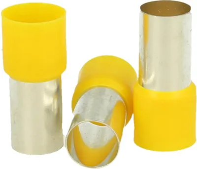 Image de Embouts DIN 46228 partie 4 isolés, taille N, code couleur DIN section 70 mm² jaune - 1 pièce