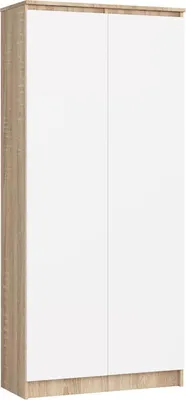 Obrázok produktu pre AKORD Furniture Factory RP0PREGR80DABBIA, Biela, Dub, 8 police/políc, Matný, 16 mm, 350 mm, 800 mm