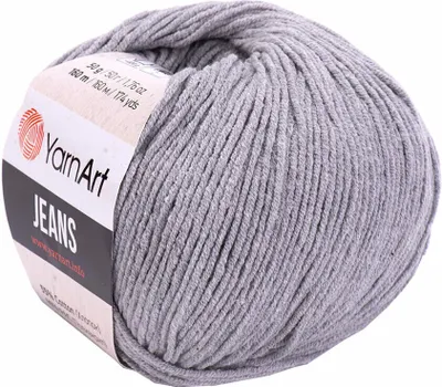 Zdjęcie produktu dla Yarn Art Jeans 46 Grey Przędza dziewiarska