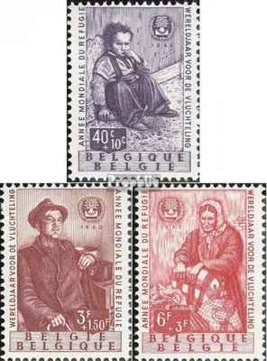 Produktbild von Briefmarken Belgien 1960 Mi 1185-1187 (kompl.Ausg.) postfrisch Weltflüchtlingsjahr