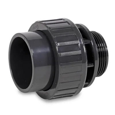 A close-up studio shot of a plumbing fitting.