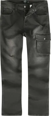Produktbild von RED by EMP Herren schwarz/graue Baggy-Jeans mit leichter Waschung L