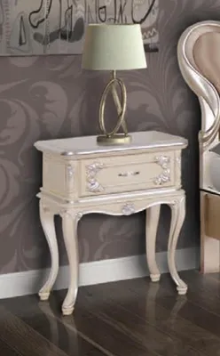 Produktbild von Luxus Schlafzimmer Set Bett Nachttische Hocker Schminktisch Spiegel Komplett Neu