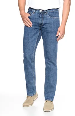Produktbild von HERO by John Medoox DENVER DENIM Herren 5-Pocket-Jeans Straight Fit W38 / L32 blue stone
