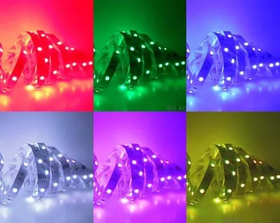 Produktbild von Bioledex LED Streifen RGB Set 5W/m 30LED/m IP65 Farbwechsel SMD Band + Fernbedienung + Netzteil