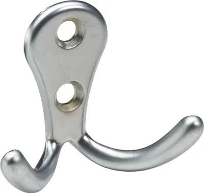 Produktbild von Hettich Mantelhaken 4,4 x 5,4 x 2,4 cm Aluminium-Optik - 1 Stück