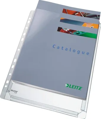 Produktbild von Leitz - Mundharmonica Showtas Leitz Perforation A4 Crystal Clear | Packen Sie ein 5 -Stück | 10 Stück