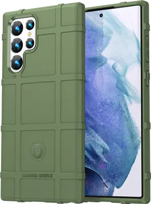 Immagine prodotto di Galaxy S22 Ultra 5G Case, custodia protettiva in morbido silicone TPU antiurto per Samsung Galaxy S22 Ultra 5G verde