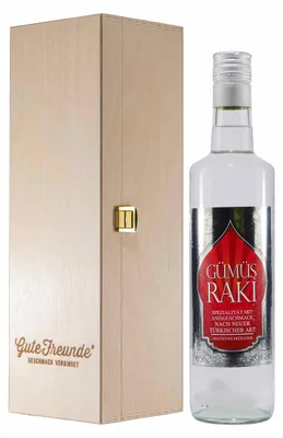 Produktbild von Gümüs Raki mit Geschenk-Holzkiste
