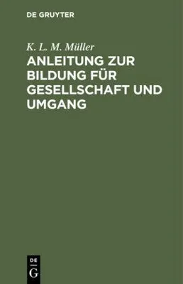 Produktbild von Anleitung zur Bildung für Gesellschaft und Umgang