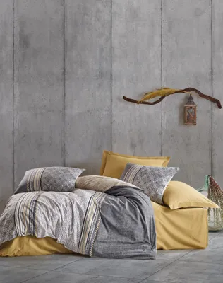 Produktbild von Toprak bettwäsche-set 200x220cm baumwolle renforce nedra beige