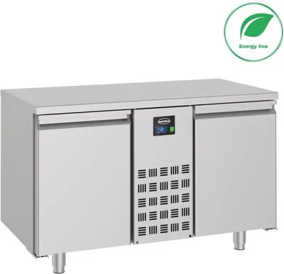 Obrázok produktu pre Chladiaca vitrína 1300x700x850 mm s 2 dverami, monobloková