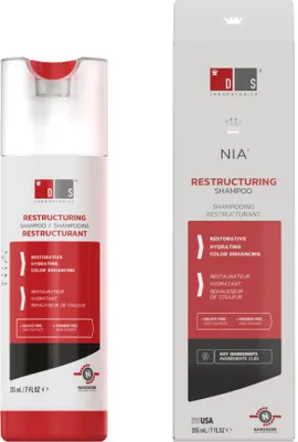 Productafbeelding van DS Laboratories - Nia Restructuring Shampoo - 205 ml