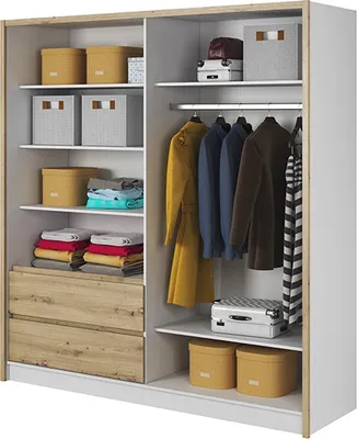Image de Armoire polyvalente Rangement Étagères Vestiaires Armoires Penderies Nouveau