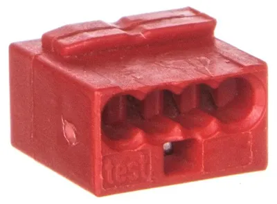 Produktbild von Wago 243-804, Stiftleiste, Gerade, Weiblich, 100 V, Abzweigdose, 100 Stück(e)