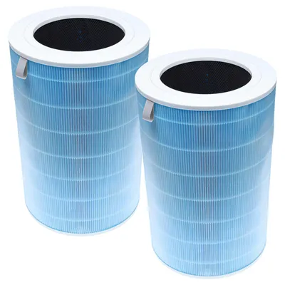 Produktbild von vhbw 2x Luftilter Ersatz für Xiaomi M7R-FLH, BHR4282GL für Luftreiniger - Kombifilter Vorfilter + HEPA + Aktivkohle