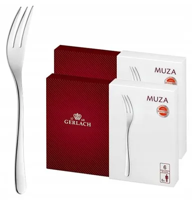 Produktbild von GERLACH Muza Gabelset 12-teilig Edelstahl Dessertgabeln