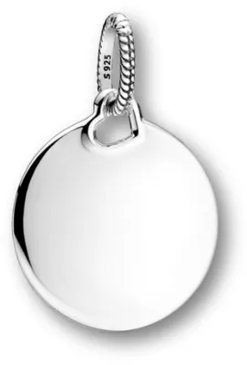 Produktbild von Pandora Gravierbarer runder Anhänger 398610C00 Anhänger