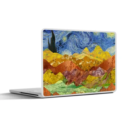 Produktbild von MuchoWow® Laptop Aufkleber Sticker Cover Van Gogh - Alte Meister - Malerei 32.5x23.5 cm - Sticker für Laptop - Selbstklebend