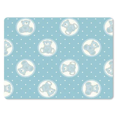 Produktbild von MuchoWow® Mauspad Mousepad Teddybär - Plüschtiere - Muster - Stofftiere 23x19 cm - Mousepads - Maus Mat - Pad - Mausunterlage - Schreibtischunterlage - Mauspad