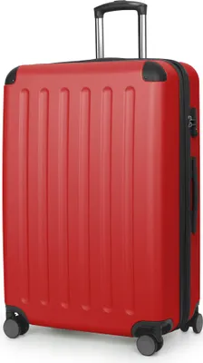 Immagine prodotto di HAUPTSTADTKOFFER - Valigia grande Spree, trolley XL espandibile, bagaglio da stiva, valigia rigida da check-in, trolley da viaggio a 4 ruote, TSA, 75 cm, 119 L, rosso