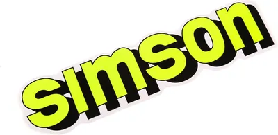 Image de Film adhésif pour réservoir "Simson" - Jaune fluo