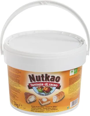 Produktbild von Nutkao crema bianca weiße Creme Schokolade 3Kg Brotaufstrich Aufstrich