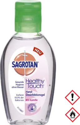 Obrázek produktu pro Sagrotan gel na ruce s heřmánkem na cesty 50ml balení 3 ks