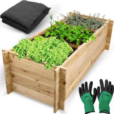 Produktbild von Hochbeet mit 3 Fächern