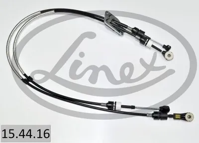 Produktbild von LINEX 15.44.16 Seilzug Schaltgetriebe 1651/1511mm für FORD Fiesta Mk6 Schrägheck (JA8, JR8) Rechts Links